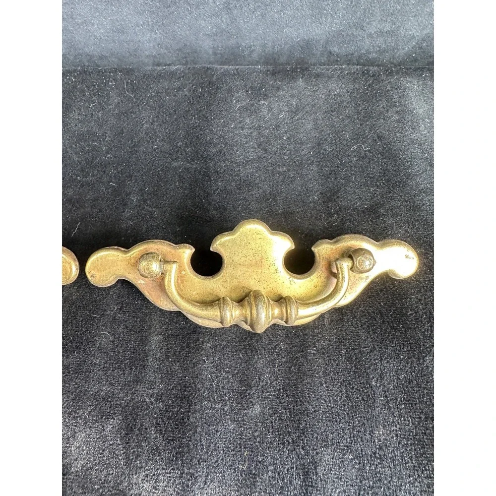 Vintage Chippendale Bail Pull Handles Vintage Hardware Drawer Pulls Set of 2